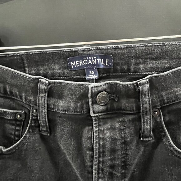 J Crew, Mercantile. Black denim. - Picture 2 of 6